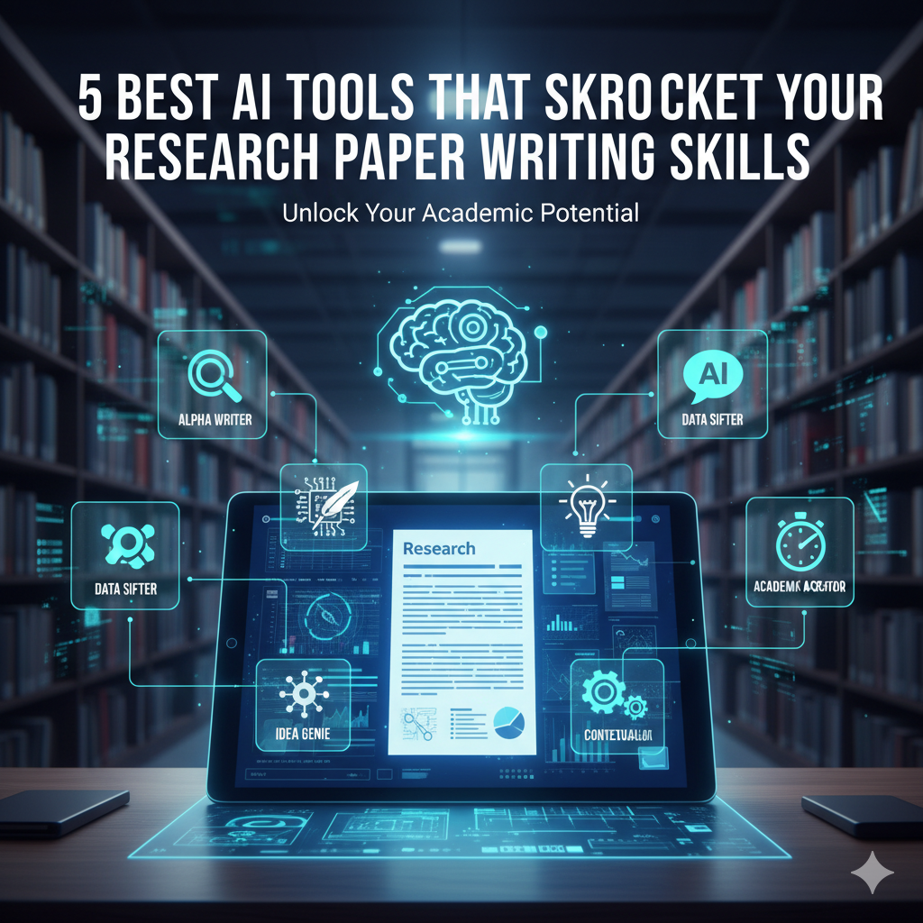 Read more about the article 5 best AI Tools That will Sky-Rocket Your Research Paper Writing Skills