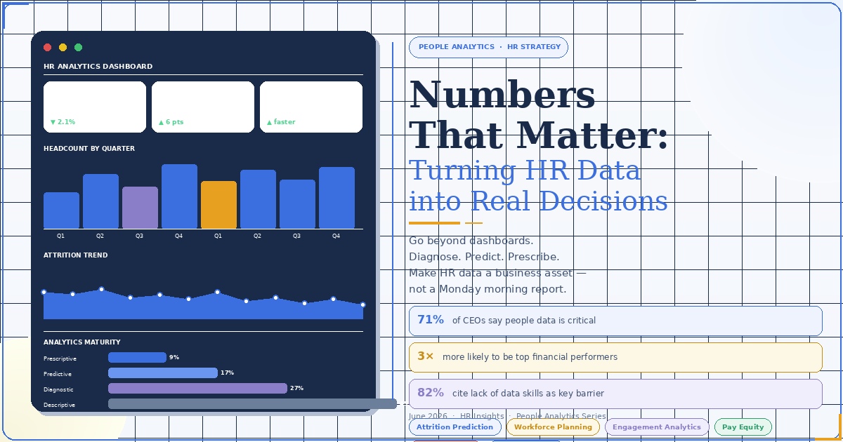 Read more about the article People Analytics Beyond Dashboards: Turning HR Data into Business Decisions