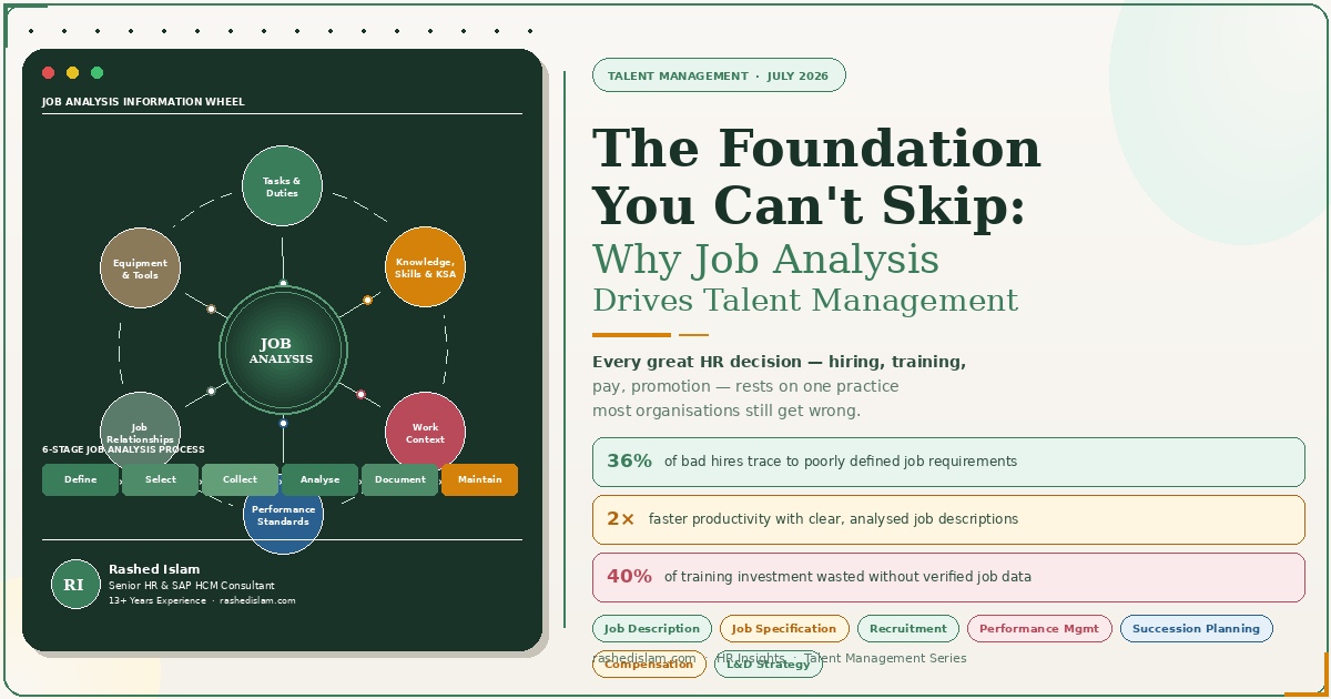 Read more about the article Why Proper Job Analysis is Mandatory for Talent Management in Any Organization